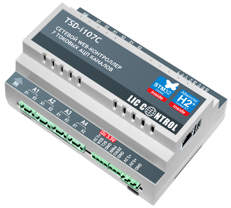 WEB монітора параметрів електричних мереж TSD-i107C