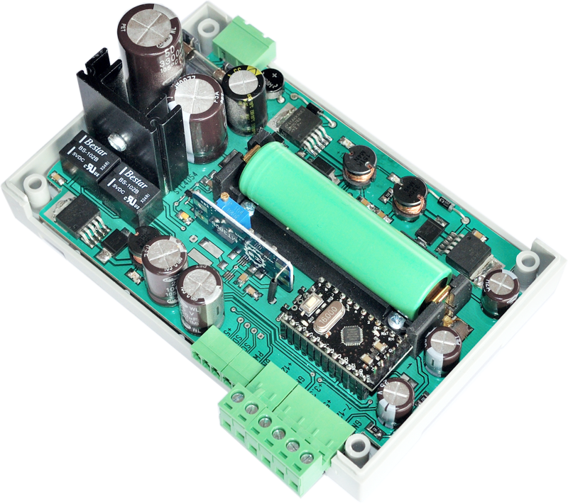 Схема безперебійного джерела живлення для контролерів та мікрокомп'ютерів на ОС LINUX типу Raspberry PI, Orange PI